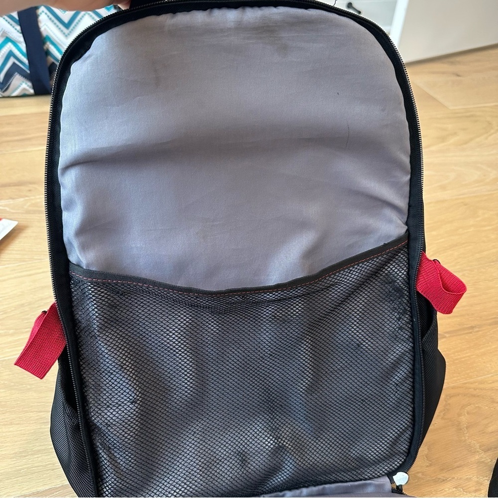 Samsonite Laptop Backpack Travel Work Office Black Pockets Zip TSA EUC - Picture 13 of 16